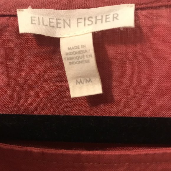 Eileen Fisher 100% Organic Linen Top - Picture 5 of 7